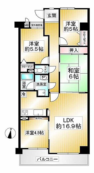 間取りを拡大表示