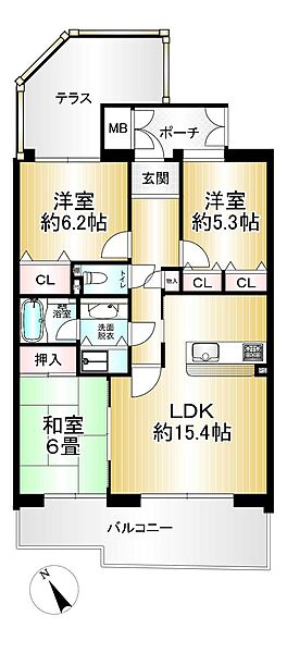 間取りを拡大表示