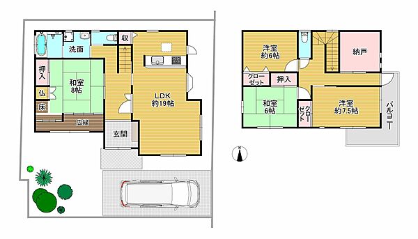 間取りを拡大表示