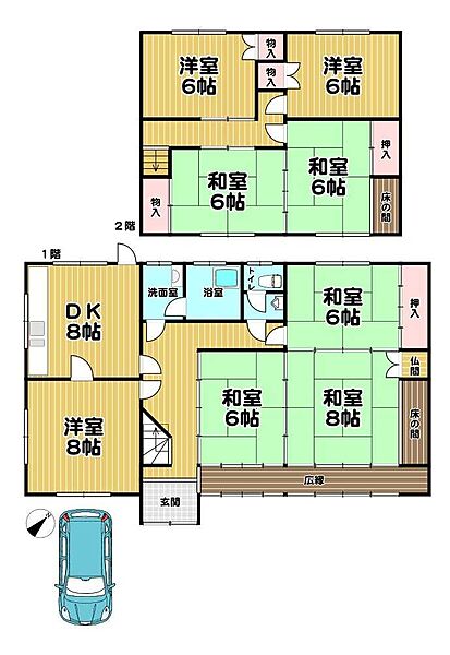 間取りを拡大表示