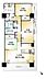 間取り：3LDK、価格6650万円、専有面積104.78m2、バルコニー面積27.38m2 