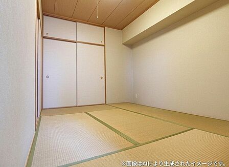和室約6帖(AIによる家具消し加工済)