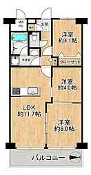 間取図画像 3LDK