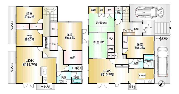 間取りを拡大表示