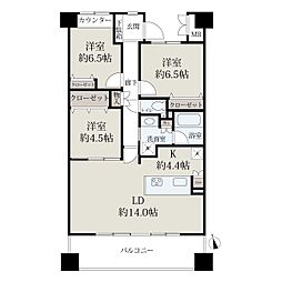間取図画像 3LDK