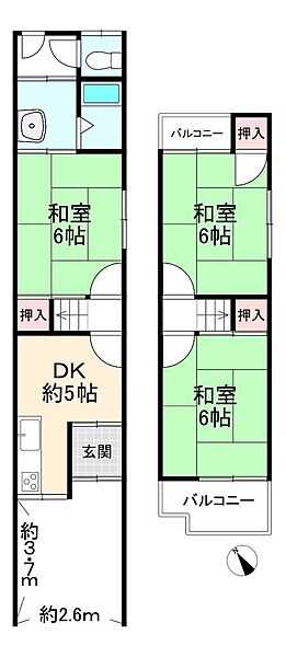 間取りを拡大表示