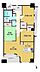 間取り：3LDK、価格4880万円、専有面積85.01m2、バルコニー面積12.63m2 3LDK