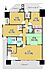 間取り：4LDK、価格2080万円、専有面積85.62m2、バルコニー面積17m2