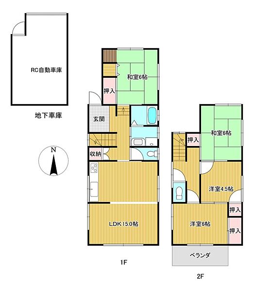 間取りを拡大表示