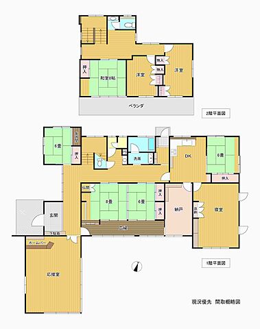 間取り 岩国市山手町3丁目