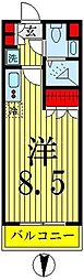 東京メトロ半蔵門線 錦糸町駅 徒歩5分の賃貸マンション 9階ワンルームの間取り