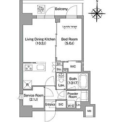 都営浅草線 本所吾妻橋駅 徒歩9分の賃貸マンション 3階1SLDKの間取り