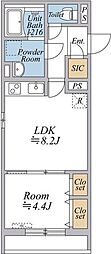 間取図画像 1LDK