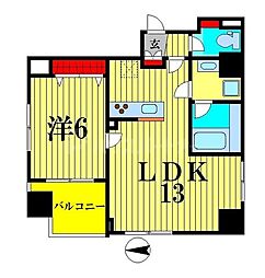 ESPERANZAK錦糸町 1LDKの間取図画像