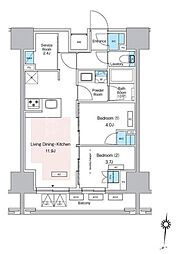 間取図画像 2SLDK