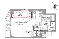 間取図画像 1SLDK