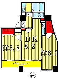 間取図画像 2DK