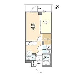 間取図画像 1LDK
