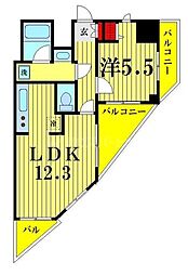 間取図画像 1LDK