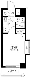 アーバンヒルズ吾妻橋 1Kの間取図画像