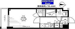 ステージファースト両国アジールコート 1Kの間取図画像