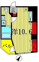 CITYMAISON向島 ワンルームの間取図画像