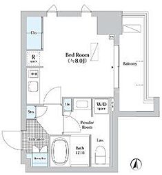 JPnoie錦糸町 ワンルームの間取図画像