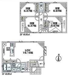 座間市入谷東3丁目　2号棟