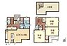 間取り：【全室6帖以上のゆとりある3LDK！安心のオール電化住宅】固定階段で上がる小屋裏収納付き幅員11ｍ歩道付き道路に面し開放感あり買い物に便利な周辺環境