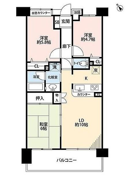 【南西向きで陽当り良好。室内大変綺麗にお使いです!】オートロックで防犯面も安心!小中学校やコンビニ、商業施設等徒歩10分以内!