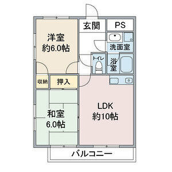 メゾン憧旛 3W｜愛知県名古屋市北区憧旛町2丁目(賃貸マンション2LDK・3階・50.23㎡)の写真 その2