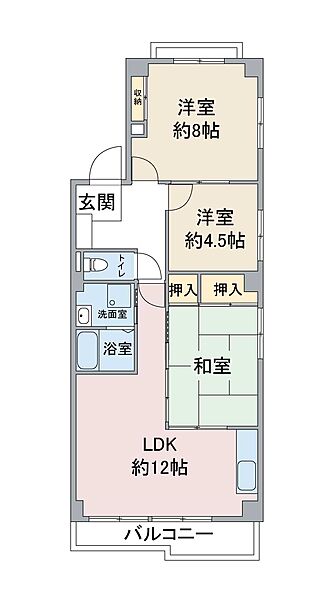 ル・アール 102｜愛知県名古屋市名東区猪高台2丁目(賃貸マンション4DK・1階・70.00㎡)の写真 その2