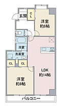 ラ．フォーレ杁ヶ池 203 ｜ 愛知県長久手市蟹原1008（賃貸マンション2LDK・2階・63.82㎡） その2