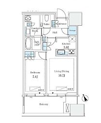 間取図画像 1LDK