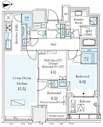 間取図画像 2SLDK
