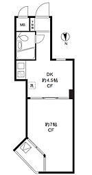 インペリアル赤坂フォラム 1DKの間取図画像