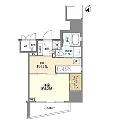 CONOE三番町 1DKの間取図画像