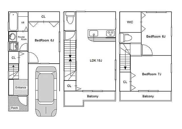 間取り 大阪市東成区深江北1丁目