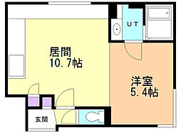 Ｓｏｌｅｉｌ 3階1LDKの間取り