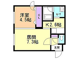 間取図画像 1LDK