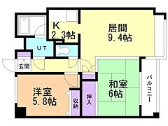 物件の間取り