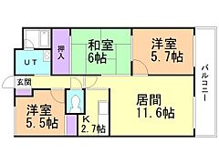 物件の間取り