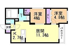 物件の間取り