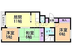 間取図画像 3LDK