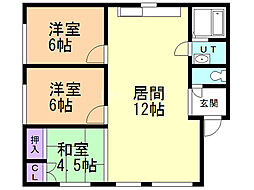 北栄ハイツC 2階