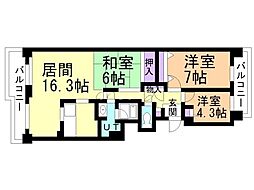 札幌市営東西線 大谷地駅 徒歩3分 7階/-