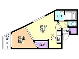 間取図画像 1LDK