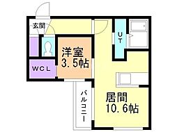 仮)GAー厚別中央3−3MS 4階/-