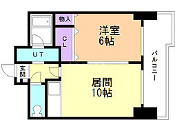 間取図画像 1LDK
