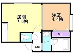 リラコート厚別 2階/202